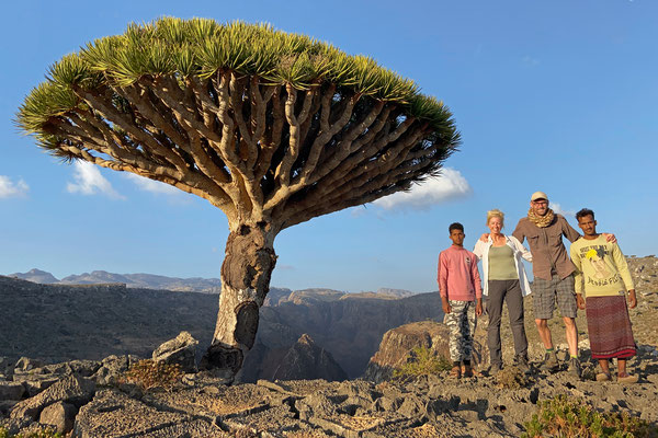 Our new friend Abdulleh new the best places for photographing these archaic looking trees.