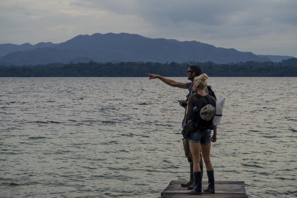 Laura and me at the lagune. © Wouter Beukema