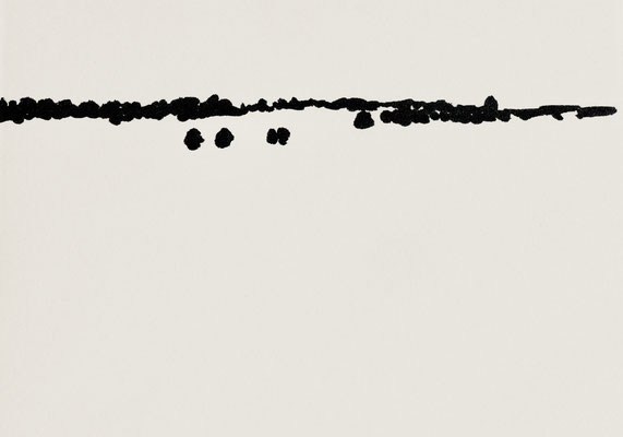 elbauen 25 - XV, Tusche auf Papier, 12,7 x 9,9 cm, 2025