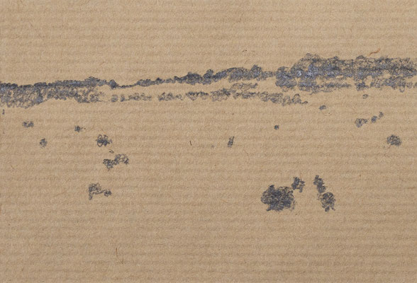 "weites land VII", Bleistift auf Papier, 10,0x7,0cm, 2024