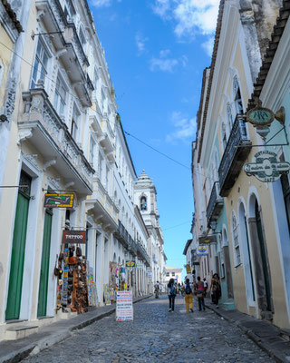 BRASIL - Bahia, Salvador cenários da região central.