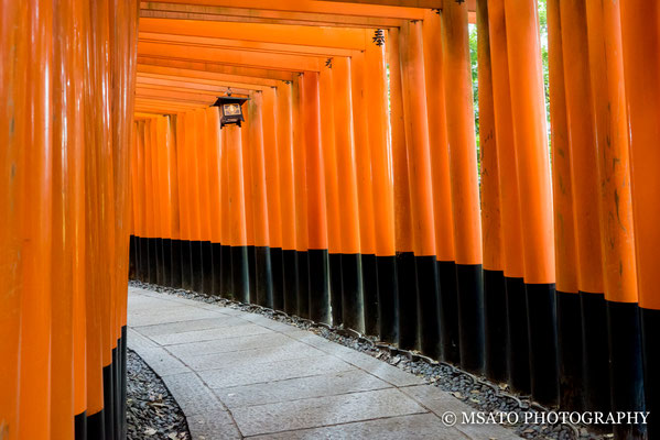 26 - Província de KYOTO. Santuário Fushimi Inari. Um dos pontos mais visitados por turistas na cidade de Kyoto, famoso pelos seus toris(portais vermelhos).
