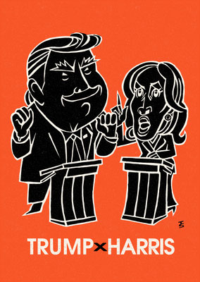 2024 トランプ＆ハリス