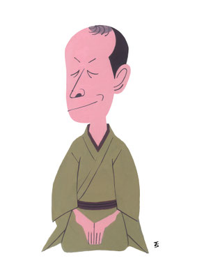 2014　柳家小せん　寄席描き展