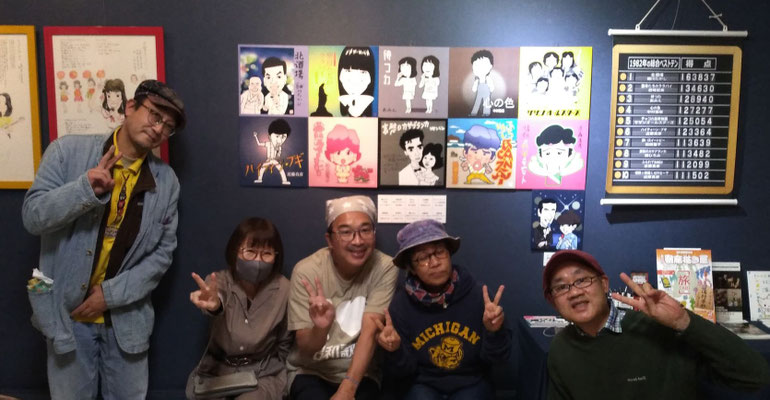 昭和歌謡の似顔絵展