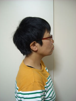 〇よい写真　顔がはっきり大きく写っています。