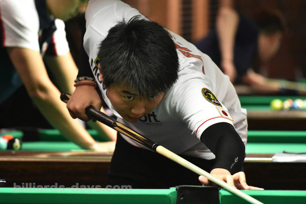 丁俊晖（ビリヤード選手）直筆サイン入り写真 2023 - ビリヤードデイズ