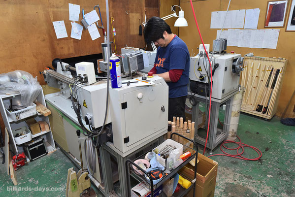 BD〉新進気鋭のキューメーカー『三井川製作所』(東京)訪問 BD〉新進気鋭のキューメーカー『三井川製作所』(東京)訪問