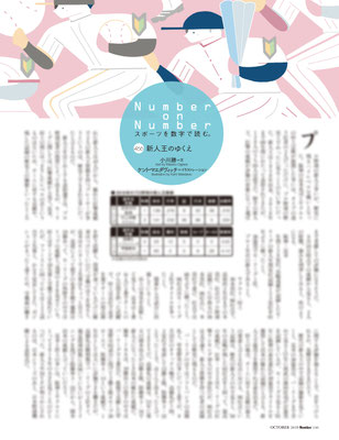 2019年10月3日発売  スポーツ総合誌 「sports graphic Number」巻末コラム　刊行:文藝春秋