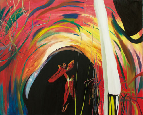 トンネル HIGH GHOST　　　キャンバスに油彩 　1303×1620mm