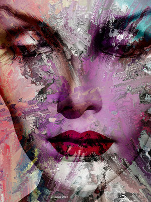 Painted face