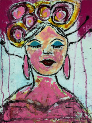 Madame Laila 30x40x2 Leinwand / canvas