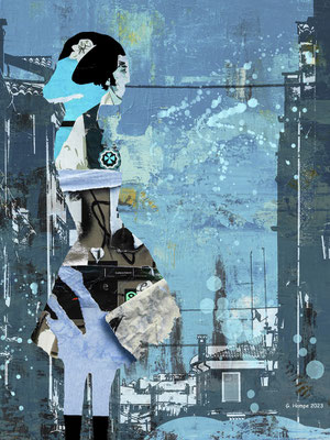 The girl in the night of Chioggia