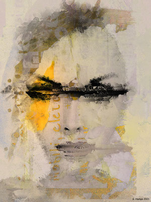 The face with the yellow stripe