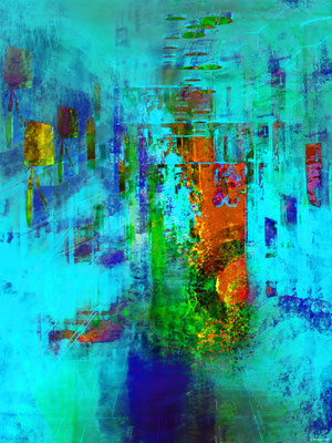 Walking through the shopping mall