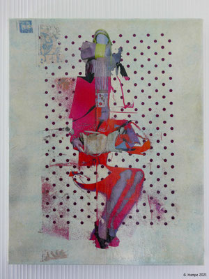 Shopping Queen 40x50x4 cm Leinwand