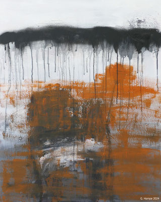 Black clouds 80x100x2 cm Leinwand / canvas 