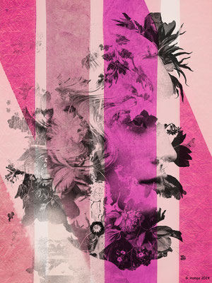 The woman with pink stripes