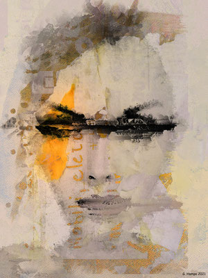 The face with the orange stripe