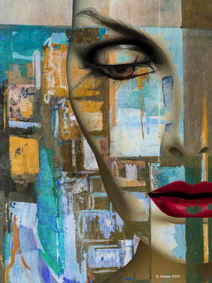 The half abstract face
