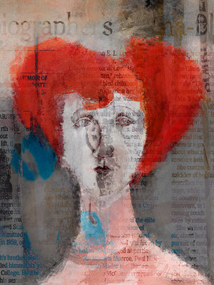 With red hair