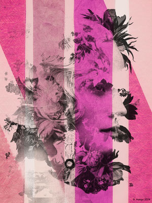 The woman with pink stripes