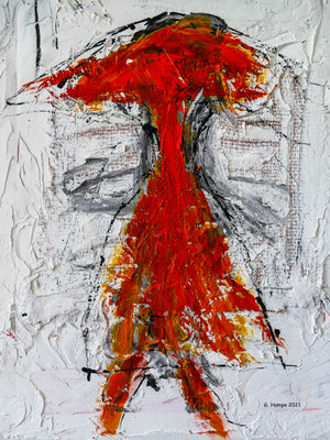 The red chinese man