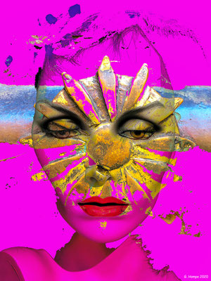The face with the sun