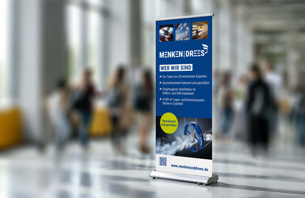 Roll Up Banner für MENKEN | DREES