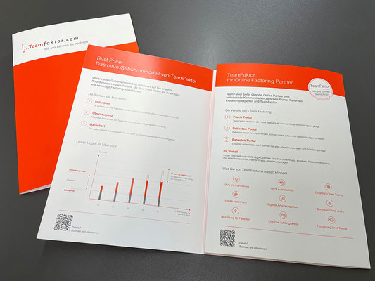 Präsentationmappe aufwendig veredelt - Satzdruck