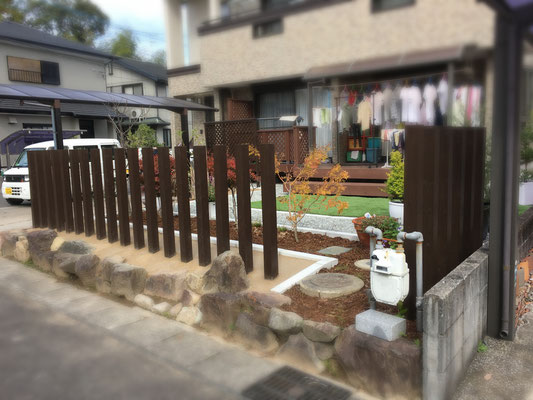過去施工例 4 メイクガーデン お庭づくりと植木と雑貨のお店 過去施工例 4 メイクガーデン お庭づくりと植木と雑貨のお店