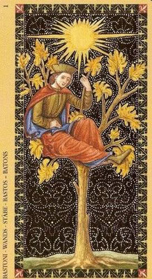 Golden Tarot of the Renaissance - As de Bâton
