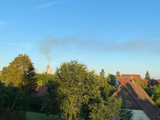 Dieses Bild wurde um 6:45 UIhr fotografiert