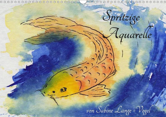 Spritzige Aquarelle