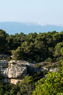 Looking at Mont Ventoux from Vaucluse region