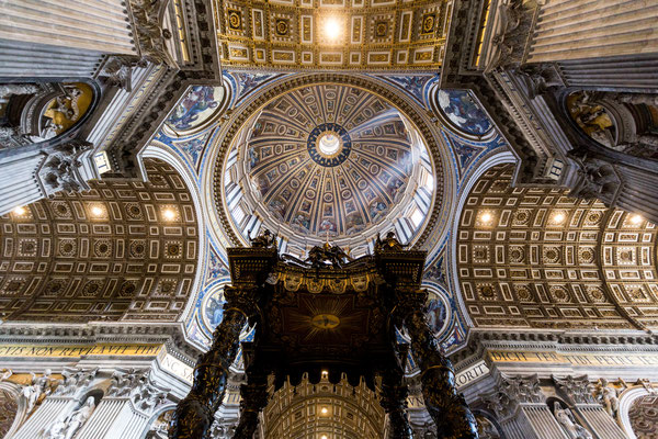 Finally, we started our tour inside St. Peter's Basilica