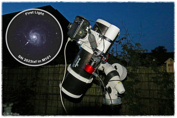 N 150/600 Quattro-150P auf EQ5 SYNSCAN zur Astrofotografie