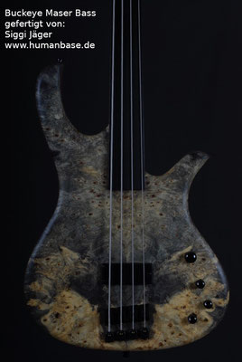 Buckeye Maser Bass gefertigt von Siggi Jäger www.humanbase.de