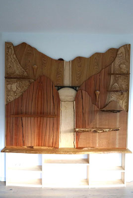Wandbildregal versch. Holzarten - Christine Puschendorf