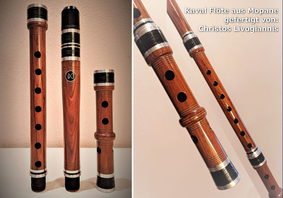 Kaval Flute Mopane wood - Christos Livogiannis