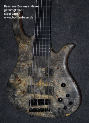 Buckeye Maser Bass gefertigt von Siggi Jäger Humanbase