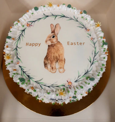 Happy Easter ijstaart - print 2