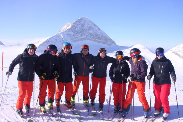 Gruppe mit Chef Hintertux_2017