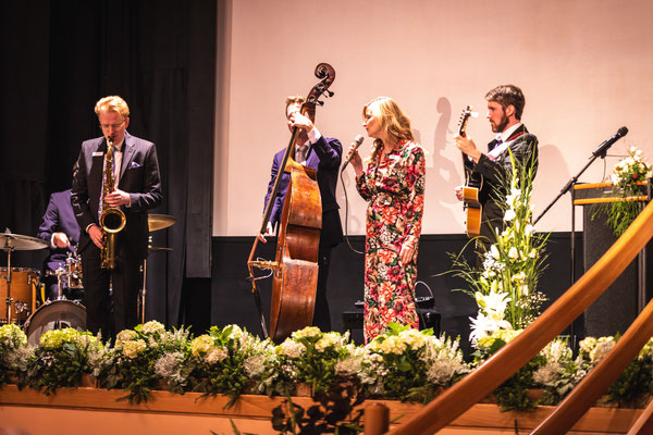 Jazz Royal ihre Jazzband aus Berlin spielt für eure Majestät Silvia Königin von Schweden