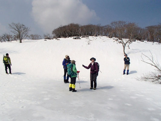 氷の上です
