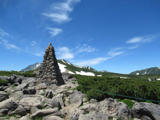 白馬乗鞍山頂