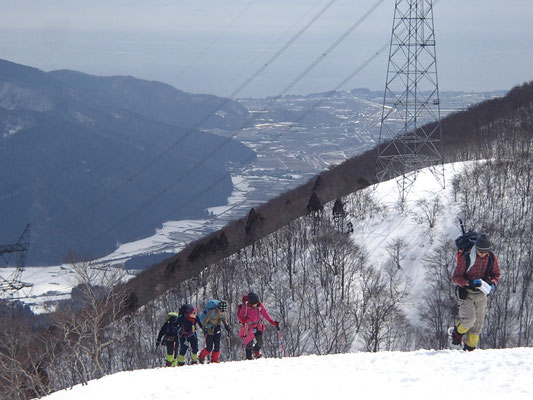 最後の登り