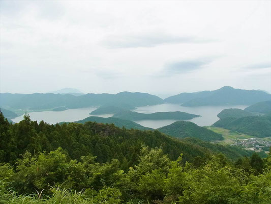 第三展望台から三方五湖