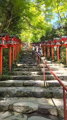 貴船神社の階段