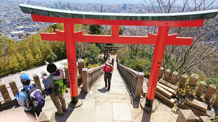 登り切ると素晴らしい景色が広がっていました